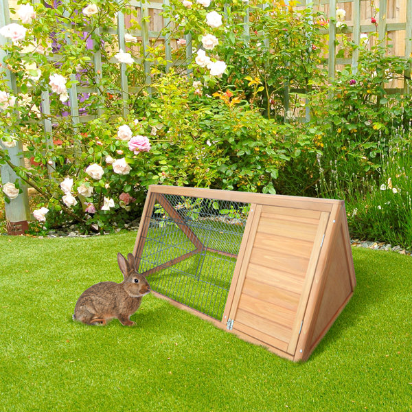 Tucker Murphy Pet™ Maurice Weather Resistant Rabbit Hutch with Ramp